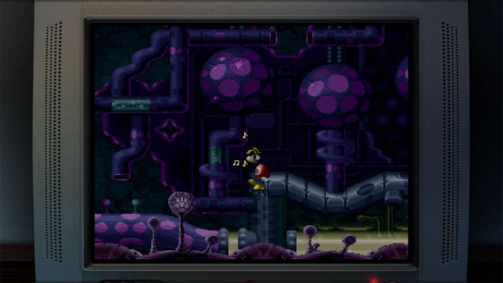 Cena do protótipo de Rayman 1