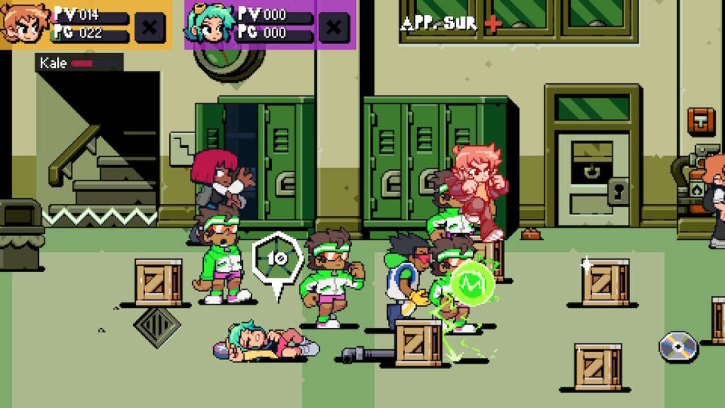 Momento de luta contra facção vegana