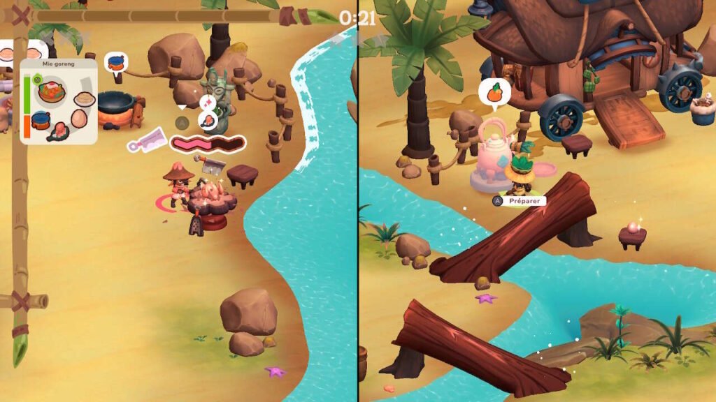 Cena de cooperativo multiplayer local