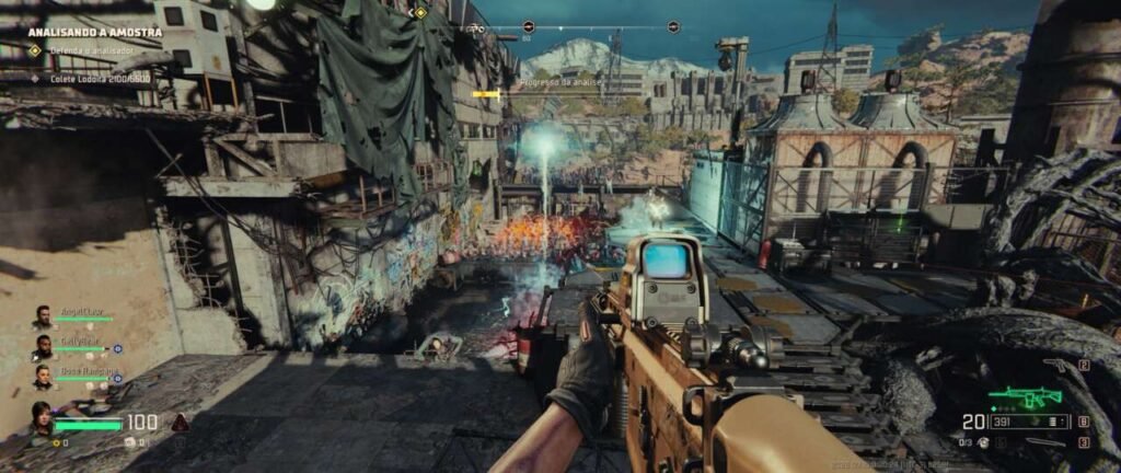 Tiroteio sem fim em Toxic Commando