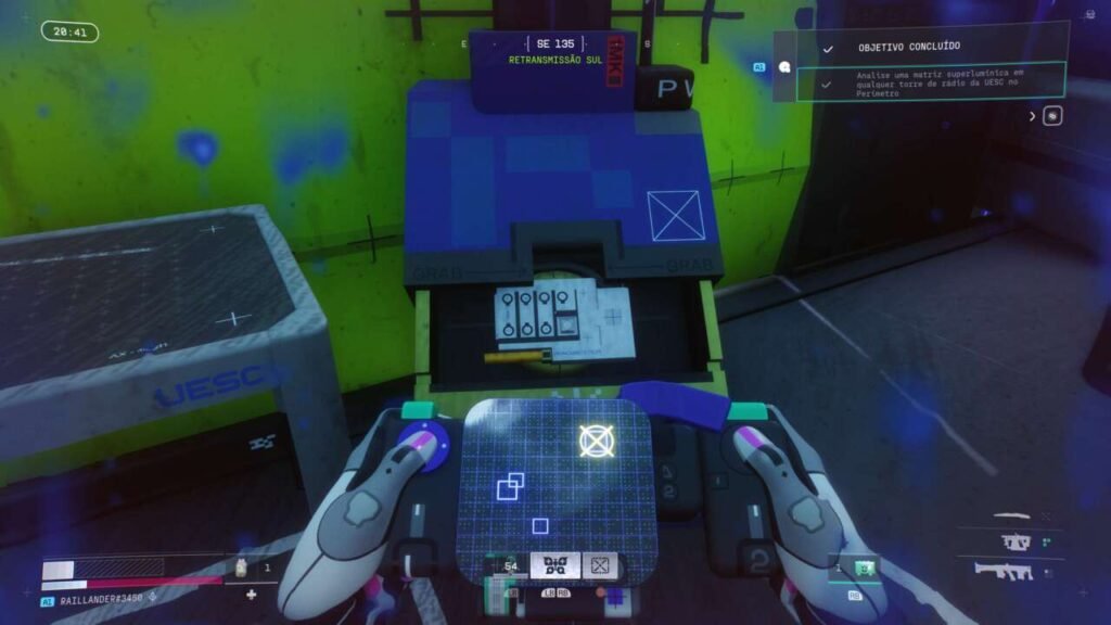 Configurando um equipamento.