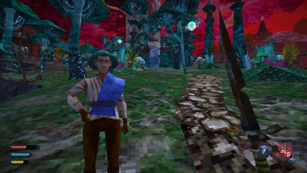 Um mundo que parece que saiu de um sonho... ou pesadelo.