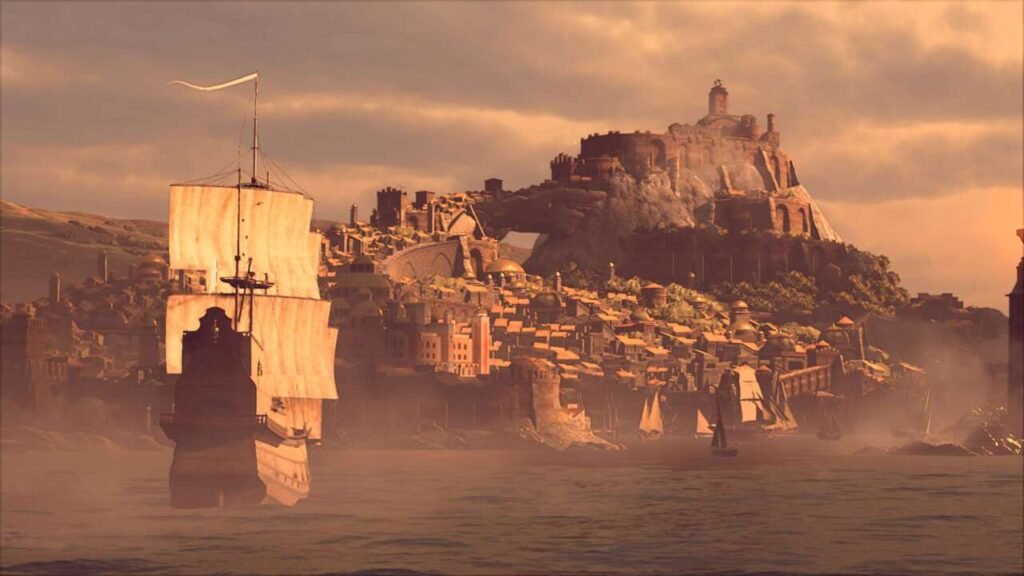 Chegando ao velho continente.