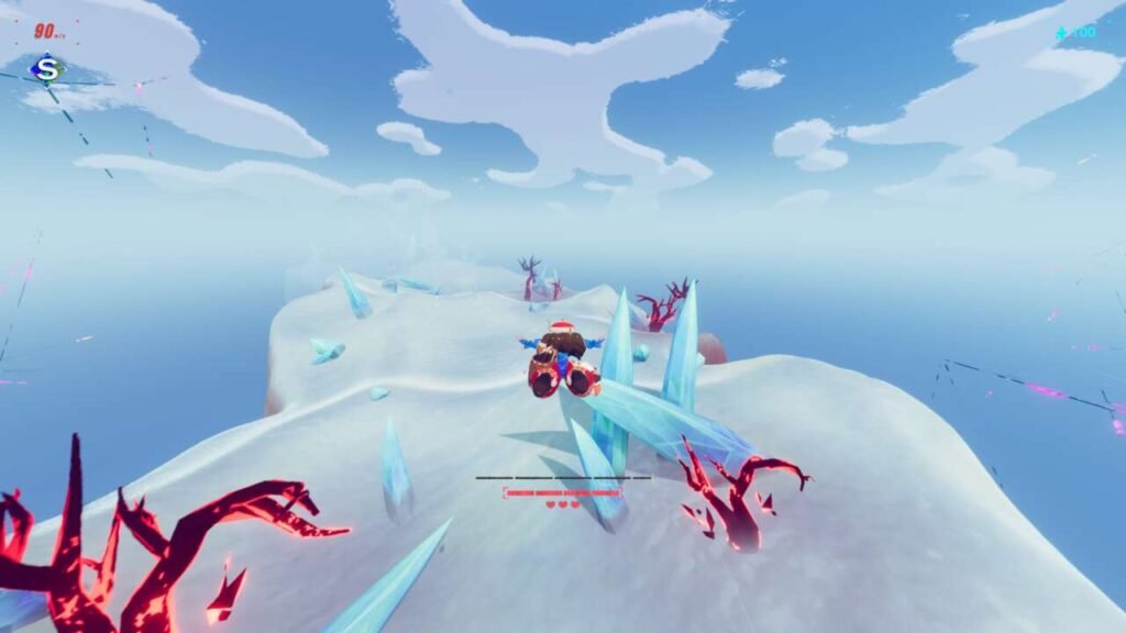 Mapa gelado de Haste: Broken Worlds