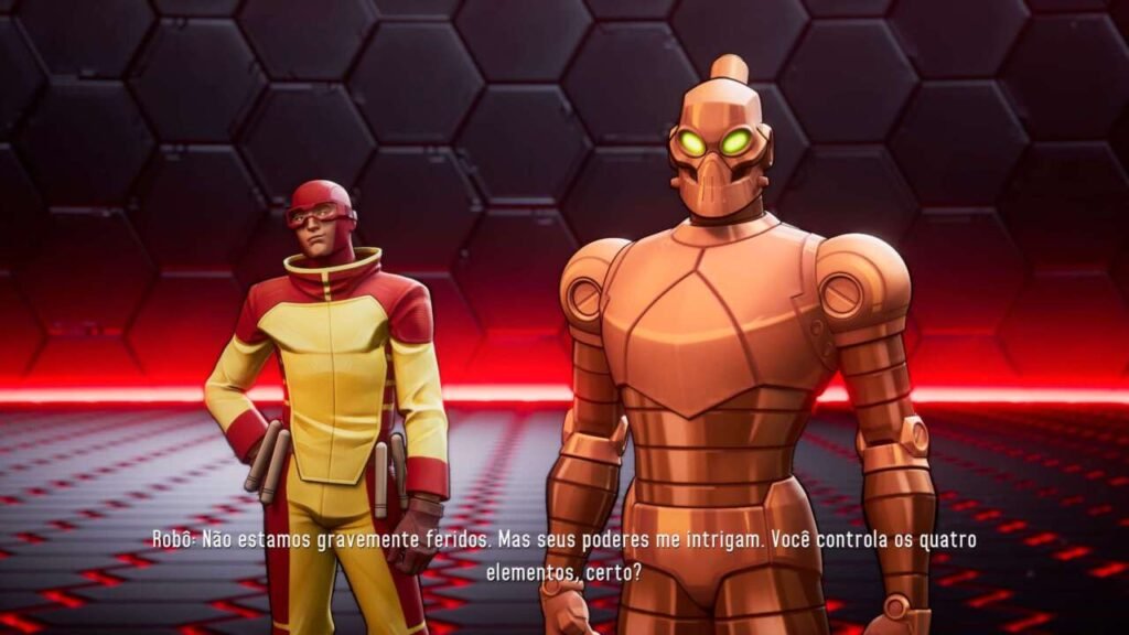 Cena da campanha de Invincible VS 