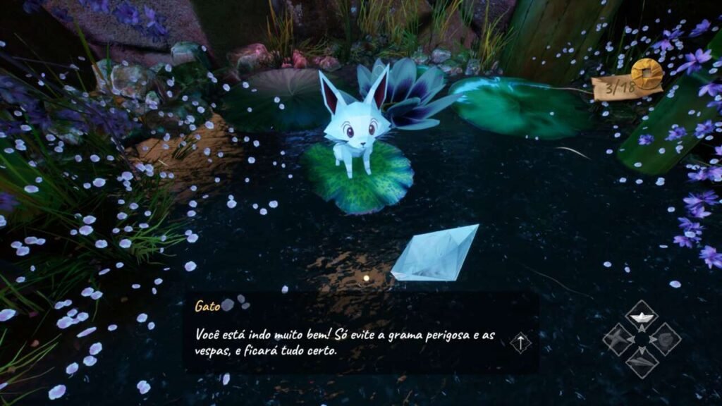 Gato fala com carta