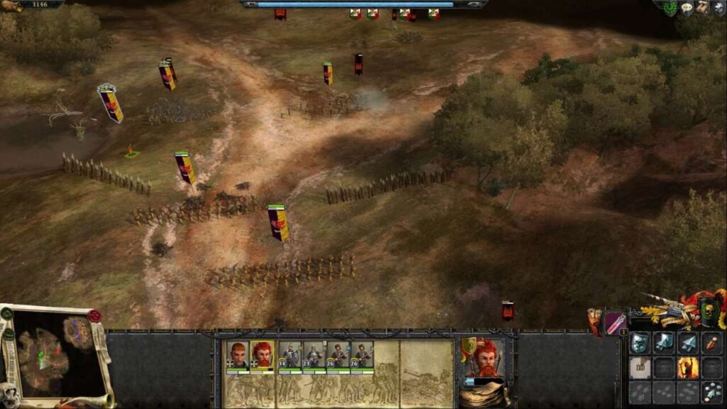Mark of Chaos, os primórdios do que Total War implementaria.