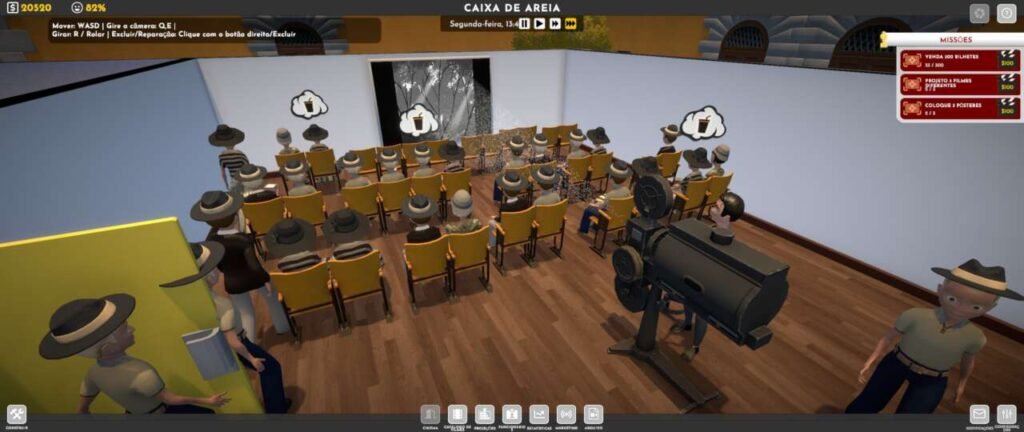 Gameplay de Movierooms