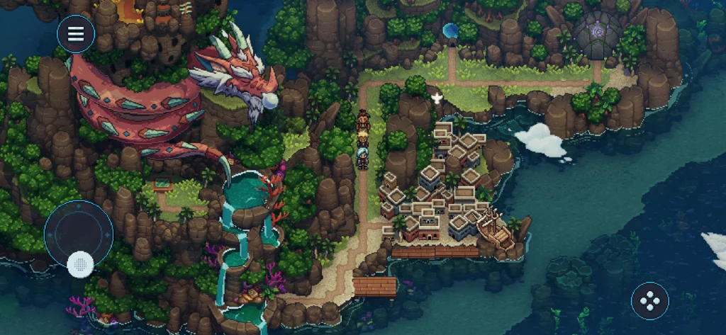 Cena de exploração no mapa