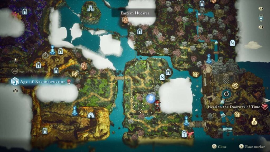 Mapa de The Adventures of Elliot: The Millennium Tales