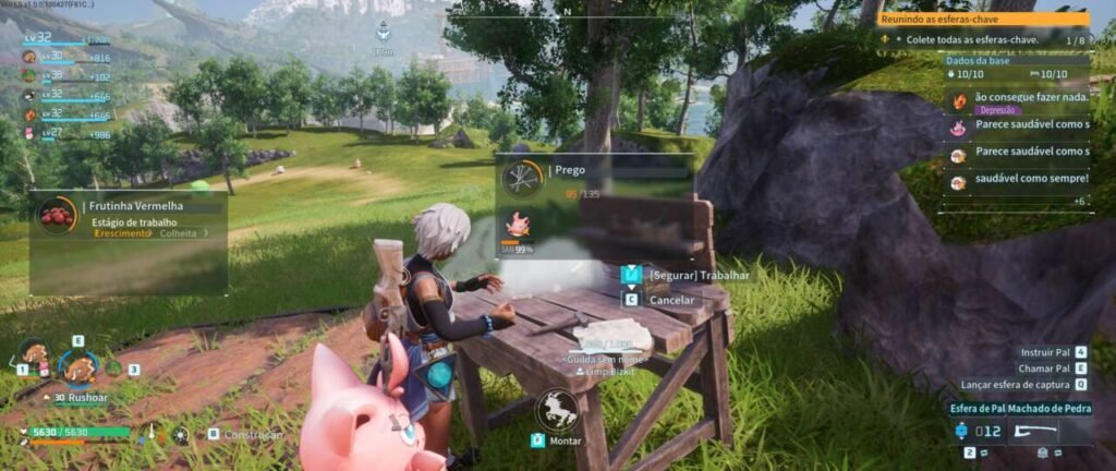 Gameplay de Palworld