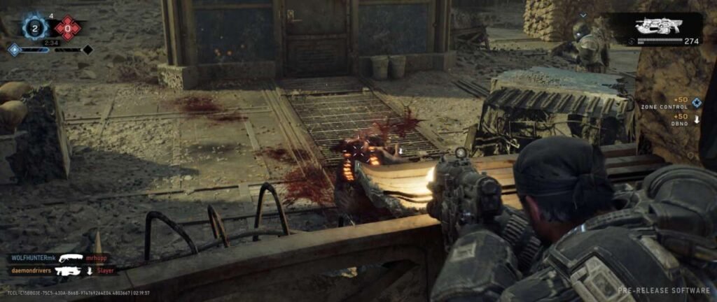 Tiro em Gears of War E-Day