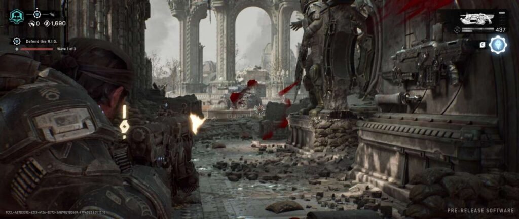 Gameplay de Gears of War: E-Day