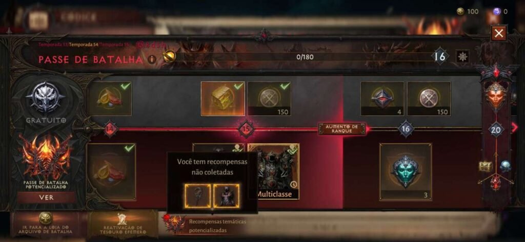 Passe de Diablo Immortal