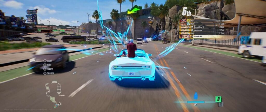Gameplay de Crazy Taxi World Tour