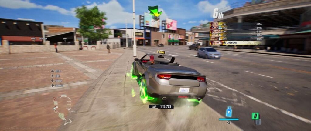 Gameplay de Crazy Taxi World Tour