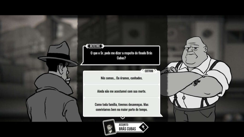 Tudo fica resumido no dossiê do detetive