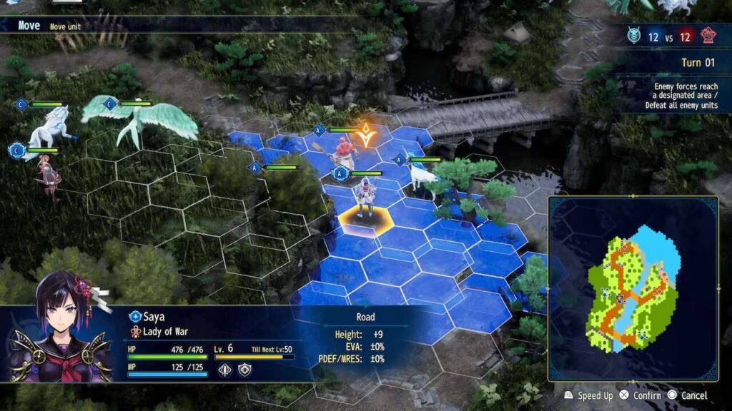 um dos mapas do jogo.