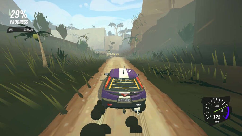 Cena de corrida na floresta