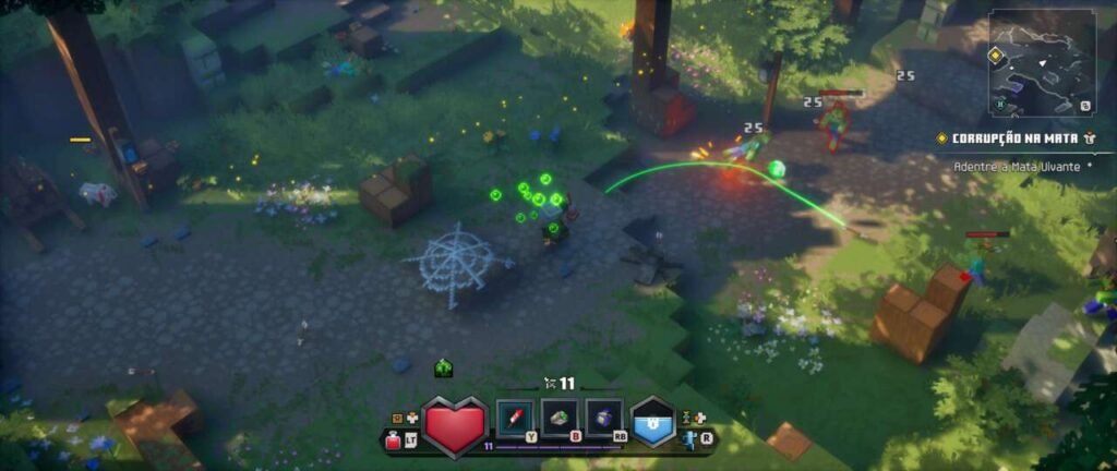 Gameplay de Minecraft Dungeons 2