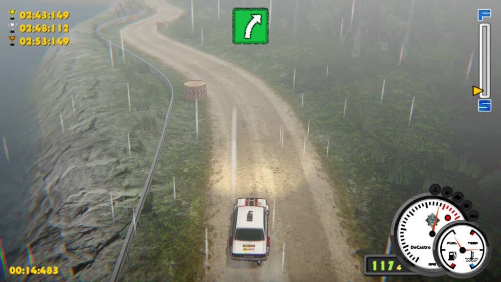 Cena de corrida na chuva